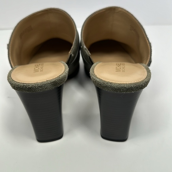 NIB Michael Kors Kara Mule Sz 9, Olive - Picture 6 of 12